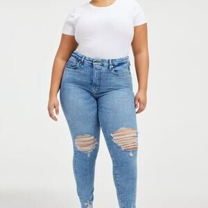 Good American Good Legs Ankle High Rise Jeans 24